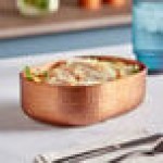 American Metalcraft ABHC69 48 oz. Copper Hammered Aluminum Oval Serving Bowl