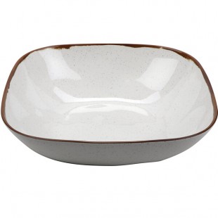 GET SB-410-RM Rustic Mill 12.8 Qt. Glazed Irregular Square Melamine Bowl - 3/Case GET SB-410-RM Rustic Mill 12.8 Qt. Glazed Irregular Square Melamine Bowl - 3/Case