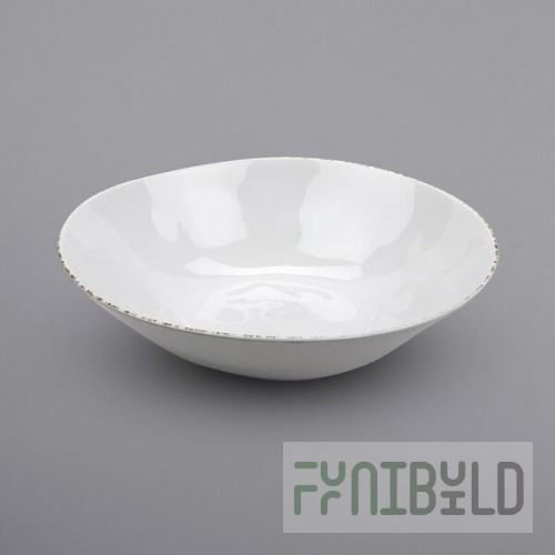 GET B-353-UM Urban Mill 11 Qt. Glazed Irregular Round Melamine Bowl - 3/Case