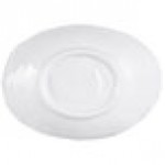 Elite Global Solutions D431OV Van Gogh Black 5 oz. Oval Melamine Bowl - 6/Case