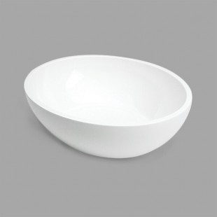Delfin from Steelite International DFBOV1210ME020 Metro White 88 oz. Oval Melamine Bowl Delfin from Steelite International DFBOV1210ME020 Metro White 88 oz. Oval Melamine Bowl