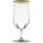 10 Strawberry Street Windsor 16 oz. Gold Band Water Goblet - 4/Pack 10 Strawberry Street Windsor 16 oz. Gold Band Water Goblet - 4/Pack
