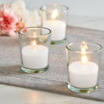 Leola Candle 15 Hour Clear Glass Wax Filled Votives - 48/Case Leola Candle 15 Hour Clear Glass Wax Filled Votives - 48/Case