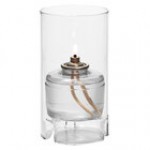 Hollowick 48000F Large Satin Crystal Glass Cylinder Lamp Hollowick 48000F Large Satin Crystal Glass Cylinder Lamp