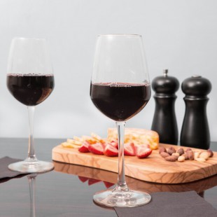 Libbey 7516 Vina 12.5 oz. Customizable Diamond Tall Wine Glass - 12/Case