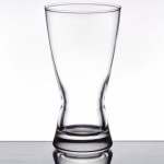 Libbey 1181HT Hourglass 12 oz. Customizable Rim Tempered Pilsner Glass - 24/Case