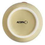 Acopa 12 oz. Brown and Ivory Stoneware Onion Soup Crock / Bowl - 24/Case