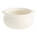 Acopa 12 oz. Brown and Ivory Stoneware Onion Soup Crock / Bowl - 24/Case