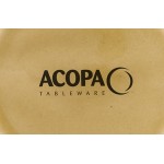 Acopa 12 oz. Brown and Ivory Stoneware Onion Soup Crock / Bowl - 24/Case