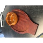 Acopa 12 oz. Brown and Ivory Stoneware Onion Soup Crock / Bowl - 24/Case