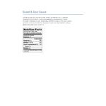 Kikkoman Sweet & Sour Sauce 4.69 lb. - 6/Case