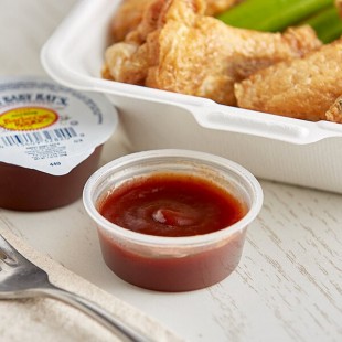 Sweet Baby Ray's Original BBQ Sauce 1.25 oz. Cup - 100/Case