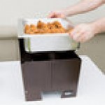Sterno Full Size Copper Vein Fold Away Chafer with Lid and Full Size Pan Sterno Full Size Copper Vein Fold Away Chafer with Lid and Full Size Pan