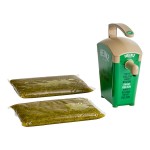 Heinz Keystone 1.5 Gallon Green Plastic Countertop Pump Dispenser with 2 Heinz Sweet Relish Pouches