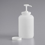Choice Condiment Pump Kit with 0.5 oz. Plastic Pump and 1 Gallon Jug