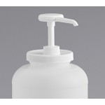Choice Condiment Pump Kit with 0.5 oz. Plastic Pump and 1 Gallon Jug
