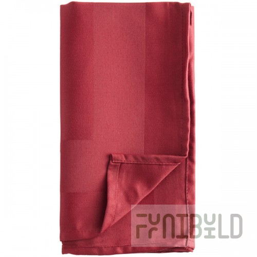 Oxford Burgundy 100% Spun Polyester Satin Band Cloth Napkins, 20