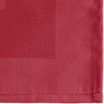 Oxford Burgundy 100% Spun Polyester Satin Band Cloth Napkins, 20 Oxford Burgundy 100% Spun Polyester Satin Band Cloth Napkins, 20
