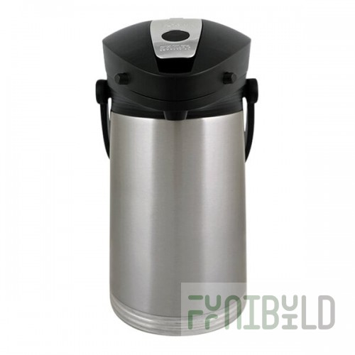 Service Ideas ErgoServ® 2.2 Liter Stainless Steel Lined Commercial Airpot with Lever 10-00180-008