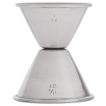 American Metalcraft J222 1 oz. & 1.25 oz. Stainless Steel Jigger
