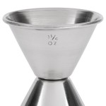 American Metalcraft J222 1 oz. & 1.25 oz. Stainless Steel Jigger