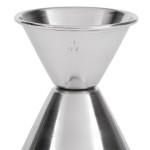 American Metalcraft J222 1 oz. & 1.25 oz. Stainless Steel Jigger