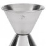 American Metalcraft J222 1 oz. & 1.25 oz. Stainless Steel Jigger