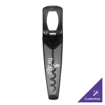 Franmara Traveler's Translucent Black Customizable Plastic Corkscrew and Bottle Opener 3010-02