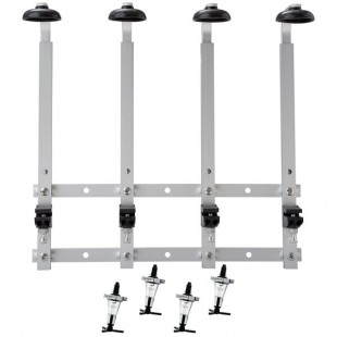 Precision Pours WM4 7/8 oz MO Rack & Pour 0.875 oz. Wall Mount 4 Bottle Measured Liquor Pourer and Rack System Precision Pours WM4 7/8 oz MO Rack & Pour 0.875 oz. Wall Mount 4 Bottle Measured Liquor Pourer and Rack System