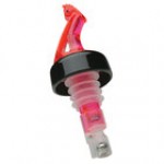 Precision Pours 112 BL C/F 1.5 oz. Ocean Blue Measured Liquor Pourer with Collar and Fliptop - 12/Pack