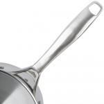 Vollrath 47741 Intrigue 3.25 Qt. Stainless Steel Sauce Pan with Aluminum-Clad Bottom