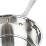 Vollrath 47741 Intrigue 3.25 Qt. Stainless Steel Sauce Pan with Aluminum-Clad Bottom