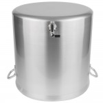 Vollrath 68681 Wear-Ever Classic Select 80 Qt. Heavy Duty Aluminum Stock Pot with Faucet