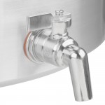 Vollrath 68681 Wear-Ever Classic Select 80 Qt. Heavy Duty Aluminum Stock Pot with Faucet