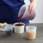 OXO 11172700 Good Grips 1/2 to 2 Cup Squeeze & Pour 3-Piece Translucent Silicone Measuring Cup Set