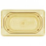 Vollrath 9094410 Super Pan® 1/9 Size Amber High Heat Plastic Food Pan - 4