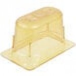 Vollrath 9094410 Super Pan® 1/9 Size Amber High Heat Plastic Food Pan - 4