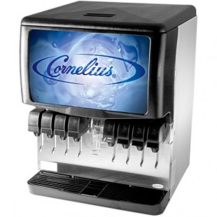 Cornelius 621052807 Enduro 250 Countertop Ice / Beverage Dispenser with 8 UFB-1 Sanitary Lever Valves Cornelius 621052807 Enduro 250 Countertop Ice / Beverage Dispenser with 8 UFB-1 Sanitary Lever Valves