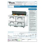 True TSSU-48-12D-4-HC 48 3/8 True TSSU-48-12D-4-HC 48 3/8