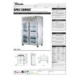True STG2R-4HG-HC Spec Series 52 5/8 True STG2R-4HG-HC Spec Series 52 5/8