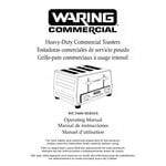 Waring WCT850RC Heavy Duty Switchable Bread and Bagel 4-Slice Commercial Toaster - 120V Waring WCT850RC Heavy Duty Switchable Bread and Bagel 4-Slice Commercial Toaster - 120V