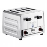 Waring WCT850RC Heavy Duty Switchable Bread and Bagel 4-Slice Commercial Toaster - 120V Waring WCT850RC Heavy Duty Switchable Bread and Bagel 4-Slice Commercial Toaster - 120V