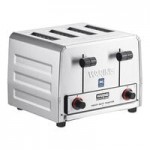 Waring WCT850RC Heavy Duty Switchable Bread and Bagel 4-Slice Commercial Toaster - 120V Waring WCT850RC Heavy Duty Switchable Bread and Bagel 4-Slice Commercial Toaster - 120V