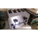 Waring WCT850RC Heavy Duty Switchable Bread and Bagel 4-Slice Commercial Toaster - 120V Waring WCT850RC Heavy Duty Switchable Bread and Bagel 4-Slice Commercial Toaster - 120V