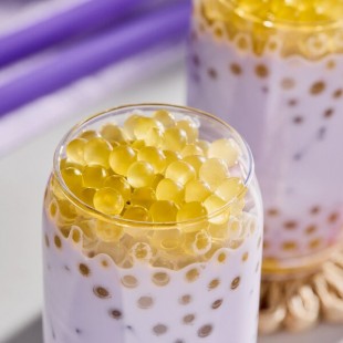 Fanale Passion Fruit Popping Boba 1.1 lb. - 18/Case Fanale Passion Fruit Popping Boba 1.1 lb. - 18/Case