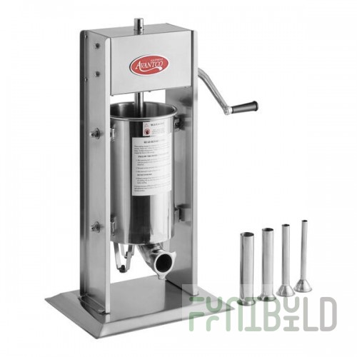 Scratch and Dent Avantco 20 lb. Stainless Steel Vertical Manual Sausage Stuffer with 5/8