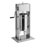 Scratch and Dent Avantco 20 lb. Stainless Steel Vertical Manual Sausage Stuffer with 5/8