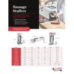 Scratch and Dent Avantco 20 lb. Stainless Steel Vertical Manual Sausage Stuffer with 5/8