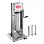 Scratch and Dent Avantco 20 lb. Stainless Steel Vertical Manual Sausage Stuffer with 5/8