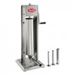 Scratch and Dent Avantco 20 lb. Stainless Steel Vertical Manual Sausage Stuffer with 5/8